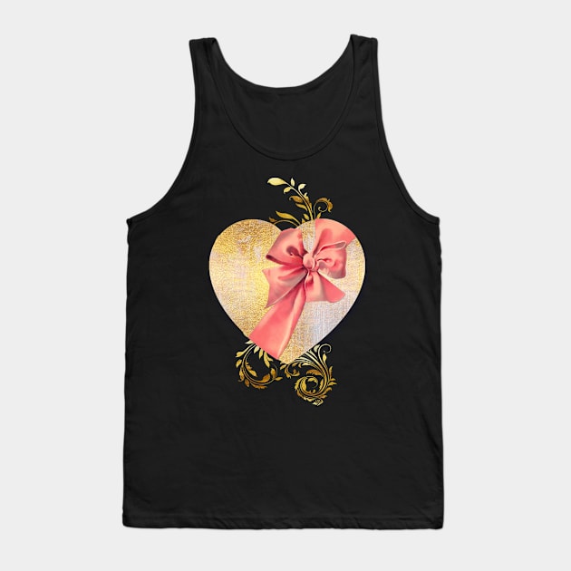 Eternal Heart, wrapped in a bow, Valentines Day tee shirt Tank Top by LittleBean